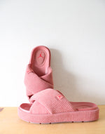 Nike Air Jordan Pink Corduroy Canyon Sophia Slide Sandals | Size 8