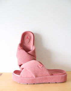 Nike Air Jordan Pink Corduroy Canyon Sophia Slide Sandals | Size 8