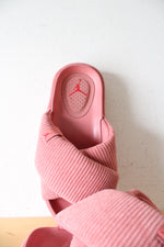 Nike Air Jordan Pink Corduroy Canyon Sophia Slide Sandals | Size 8