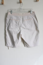 Gloria Vanderbilt Beige Khaki Shorts | 6