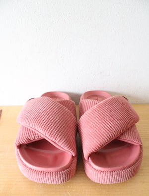 Nike Air Jordan Pink Corduroy Canyon Sophia Slide Sandals | Size 8