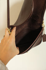 Coach Penny Pocket Purse Mahogany Crossbody Purse