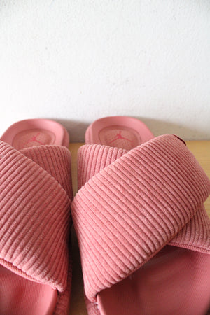 Nike Air Jordan Pink Corduroy Canyon Sophia Slide Sandals | Size 8