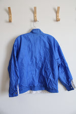 Vintage Blue Nylon Windbreaker Jacket | S