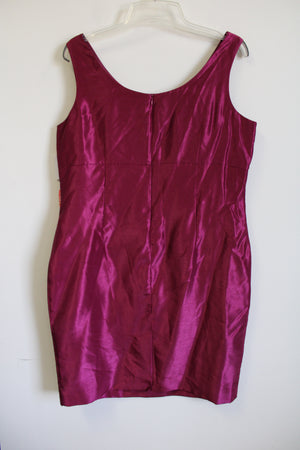 NEW Danny & Nicole Magenta Taffeta Dress | 18