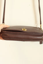 Coach Penny Pocket Purse Mahogany Crossbody Purse