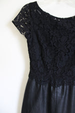 Bailey44 Black Leather & Lace Dress | XS