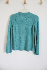 Gap Turquoise Blue Knit Sweater | XS