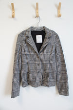 Aeropostale Gray Patterned Blazer | L