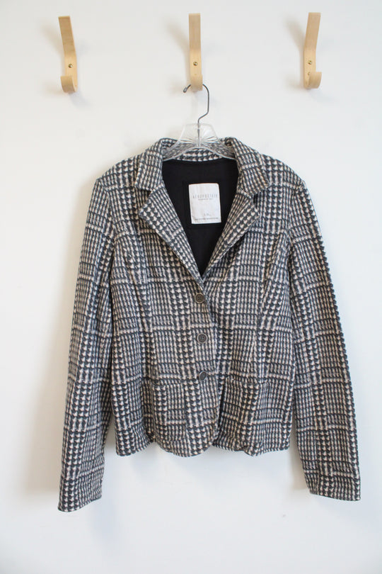 Aeropostale Gray Patterned Blazer | L