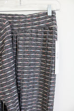 NEW New Fashion Gray Colorful Striped Legging & Hoodie Set | S/M