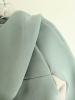 Nike Sage Green Tech Fleece Windrunner Full Zip Hoodie | 6-8 (S)