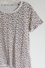 J.Crew Leopard Print Vintage Cotton Tee | M