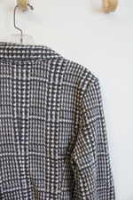 Aeropostale Gray Patterned Blazer | L