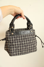 Kate Spade Black Patterned New York Dot Noel Bag