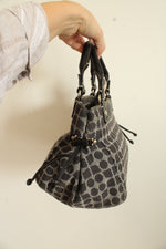 Kate Spade Black Patterned New York Dot Noel Bag
