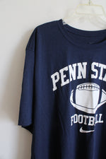 Nike Dri-Fit Navy Penn State Football Tee | 4XL