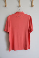 NEW Greg Norman ML75 Play Dry Salmon Orange Polo Shirt | S