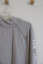 Victoria Sport Gray Cropped Hoodie | XL