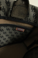 Dooney & Bourke Navy Black & Tan Monogram Purse