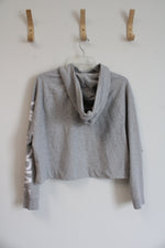 Victoria Sport Gray Cropped Hoodie | XL