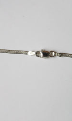 Purple & Red Stone Anchor Shaped Sterling Silver Necklace