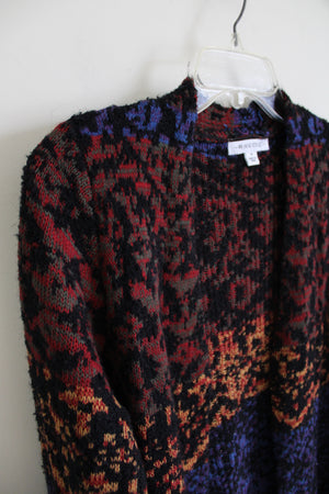 99 Jane Street Long Multicolored Knit Cardigan | M