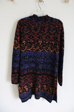 99 Jane Street Long Multicolored Knit Cardigan | M