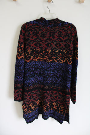 99 Jane Street Long Multicolored Knit Cardigan | M