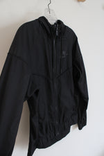 Nike Black Full Zip Windbreaker | XS