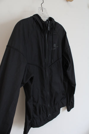 Nike Black Full Zip Windbreaker | XS