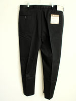NEW Haggar Black No Iron Flat Front Classic Fit Khakis | 40X32