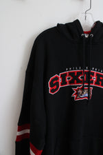 Lee Sport Vintage Black Philadelphia Sixers Hoodie | XL