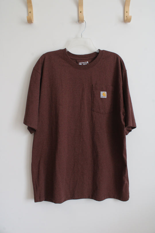 Carhartt Loose Fit Brown Tee | XL