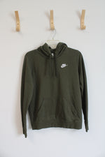 Nike Olive Green Hoodie | S
