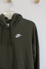 Nike Olive Green Hoodie | S