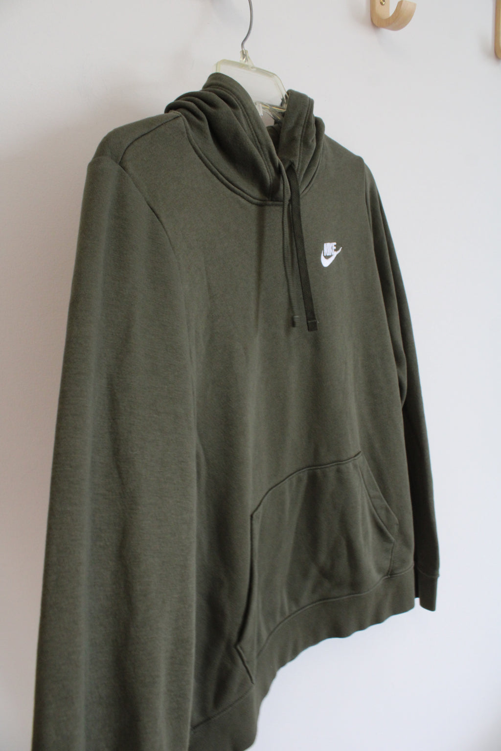 Nike Olive Green Hoodie | S