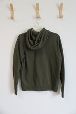 Nike Olive Green Hoodie | S