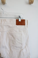 Polo Ralph Lauren Astor Slim Boyfriend Cream Patchwork Jeans | 29