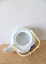 Vintage Chinese Koi Fish Blue & White Porcelain Tea Set
