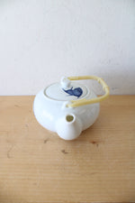 Vintage Chinese Koi Fish Blue & White Porcelain Tea Set