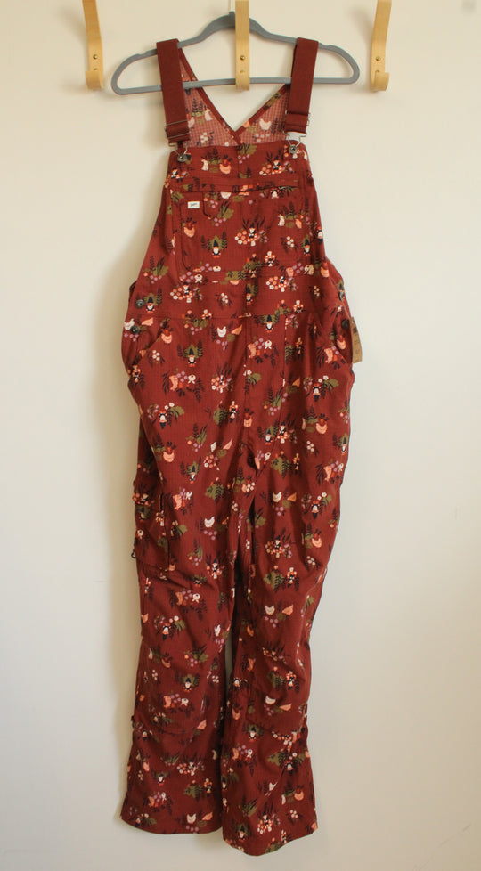 NEW Duluth Gnome Terracotta Print Overalls | MX33