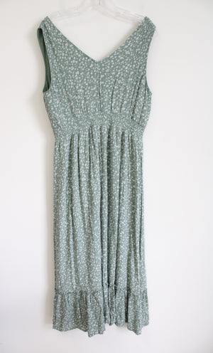 Tuchuzy Green Floral Dress | L