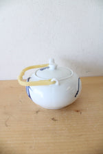 Vintage Chinese Koi Fish Blue & White Porcelain Tea Set