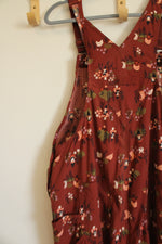 NEW Duluth Gnome Terracotta Print Overalls | MX33