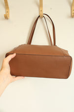 Michael Kors Charlotte Large Saffiano Leather Top Zip Tote