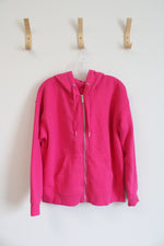 Calvin Klein Hot Pink Fleece Lined Full Zip Jacket | L