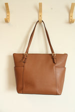 Michael Kors Charlotte Large Saffiano Leather Top Zip Tote
