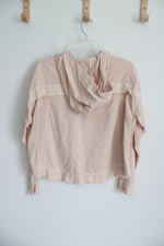 American Eagle Pale Pink Pullover Jacket | S