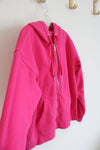 Calvin Klein Hot Pink Fleece Lined Full Zip Jacket | L
